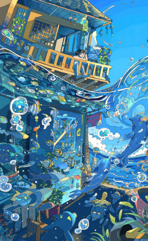 海洋 绿色